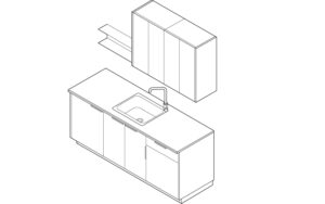 מטבחים 2 מטר +